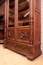 Hunt style Bookcase in Oak, France 19th century