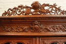 Hunt style Bookcase in Oak, France 19th century