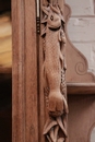 Hunt style Cabinet in Oak, France 19th century