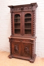 Hunt style Cabinet in Oak, France 19th century