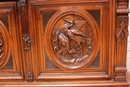 Hunt style Cabinet in Walnut, France 19th century