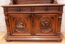 Hunt style Cabinet in Walnut, France 19th century