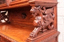 Hunt style Cabinet in Oak, France 19th century