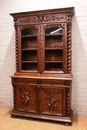 Hunt style Cabinet/bookcase in Oak, France 19th century