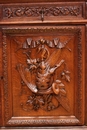 Hunt style Cabinet/bookcase in Oak, France 19th century