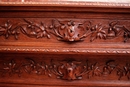 Hunt style Chest of drawers in Oak, France 19th century