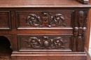 Hunt style Desk in Oak, France 19th century