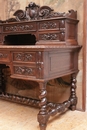 Hunt style Desk in Oak, France 19th century