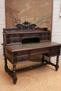 Hunt style Desk in Oak, France 19th century