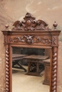 Hunt style Mirror in Oak, France 19th century