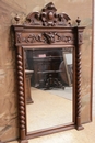 Hunt style Mirror in Oak, France 19th century