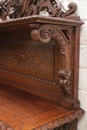 Hunt style Server in Oak, France 19th century