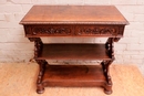 Hunt style Server/vanity in Oak, France 19th century