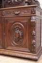 Hunt style Sideboard in Oak, France 19th century