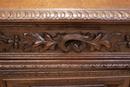 Hunt style Sideboard in Oak, France 19th century