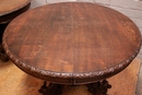 Hunt style Table in Oak, France 19th century