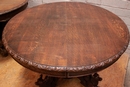 Hunt style Table in Oak, France 19th century