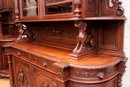 Hunt style Cabinet in Oak, France 19th century