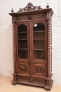 Hunt style Bookcase in Oak, France 19th century