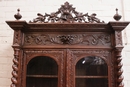 Hunt style Bookcase in Oak, France 19th century