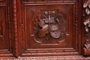 Hunt style Bookcase in Oak, France 19th century