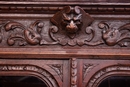 Hunt style Bookcase in Oak, France 19th century