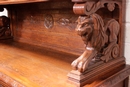 Hunt style Cabinet in Oak, France 19th century