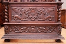 Hunt style Canopy bed in Oak, France 19th century