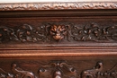 Hunt style Chest  in Oak, France 19th century