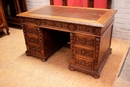 Hunt style Desk in Oak, France 19th century