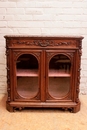 Hunt style Display cabinet in Oak, France 19th century