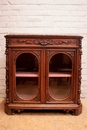 Hunt style Display cabinet in Oak, France 19th century