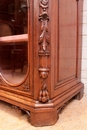 Hunt style Display cabinet in Oak, France 19th century