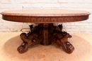 Hunt style Table in Oak, France 19th century