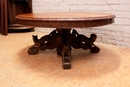 Hunt style Table in Oak, France 19th century