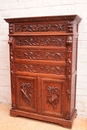 Hunt style Cabinet in Oak, France 19th century