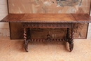 Hunt style Server table in Oak, France 19th century