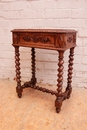 Hunt style Sewing table in Oak, France 19th century