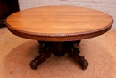 Hunt style Table in Oak, France 19th century