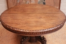 Hunt style Table in Oak, France 19th century