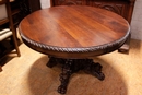 Hunt style Table in Oak, France 19th century