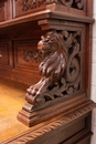 Hunt style Cabinet in Oak, France 19th century