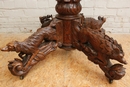 Hunt style Table in Oak, France 19th century