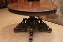 Hunt style Table in Oak, France 19th century