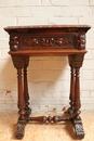 Hunt style Worktable in Oak, France 19th century