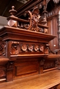 Henri II style Cabinet and server in Walnut, France 19th century