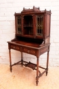 Renaissance style Desk in Walnut, France 19th century