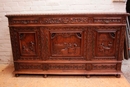 Breton style Cabinet in Oak, France 1900