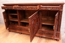 Breton style Cabinet in Oak, France 1900