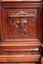 Renaissance style Bookcase in Oak, France 19th century